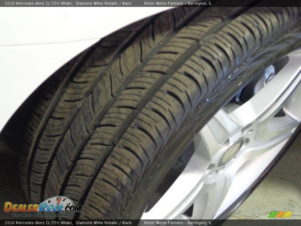 2010 Mercedes-Benz CL 550 4Matic Diamond White Metallic / Black Photo #19