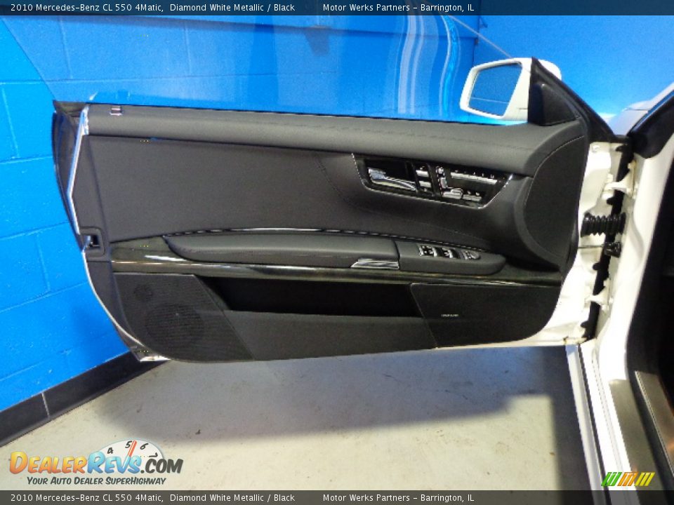 2010 Mercedes-Benz CL 550 4Matic Diamond White Metallic / Black Photo #20