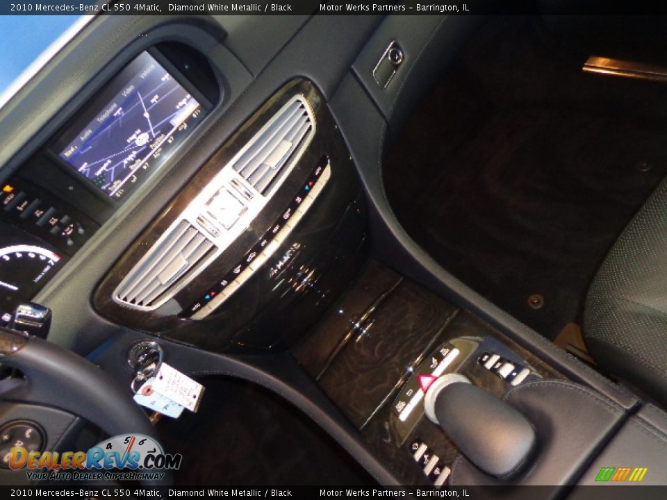 2010 Mercedes-Benz CL 550 4Matic Diamond White Metallic / Black Photo #26