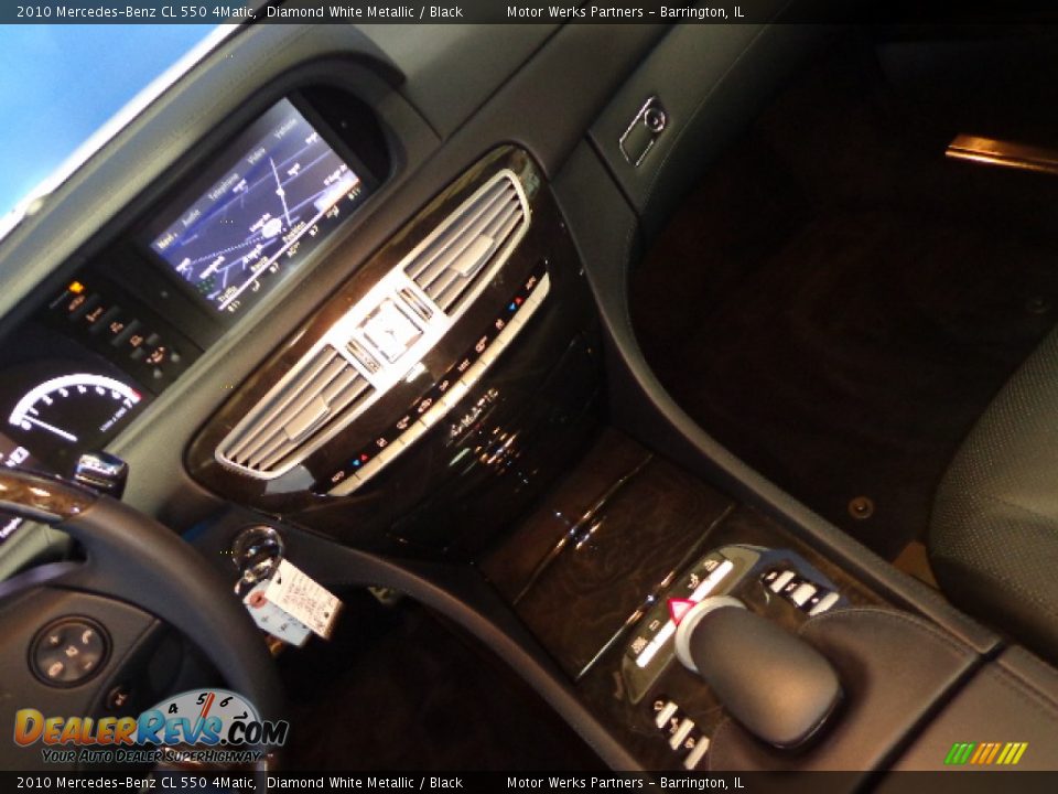 2010 Mercedes-Benz CL 550 4Matic Diamond White Metallic / Black Photo #27