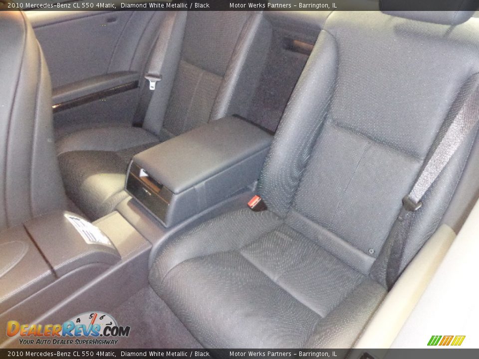 2010 Mercedes-Benz CL 550 4Matic Diamond White Metallic / Black Photo #28