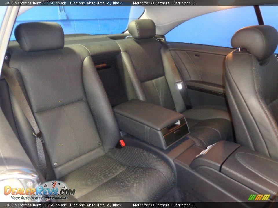2010 Mercedes-Benz CL 550 4Matic Diamond White Metallic / Black Photo #29