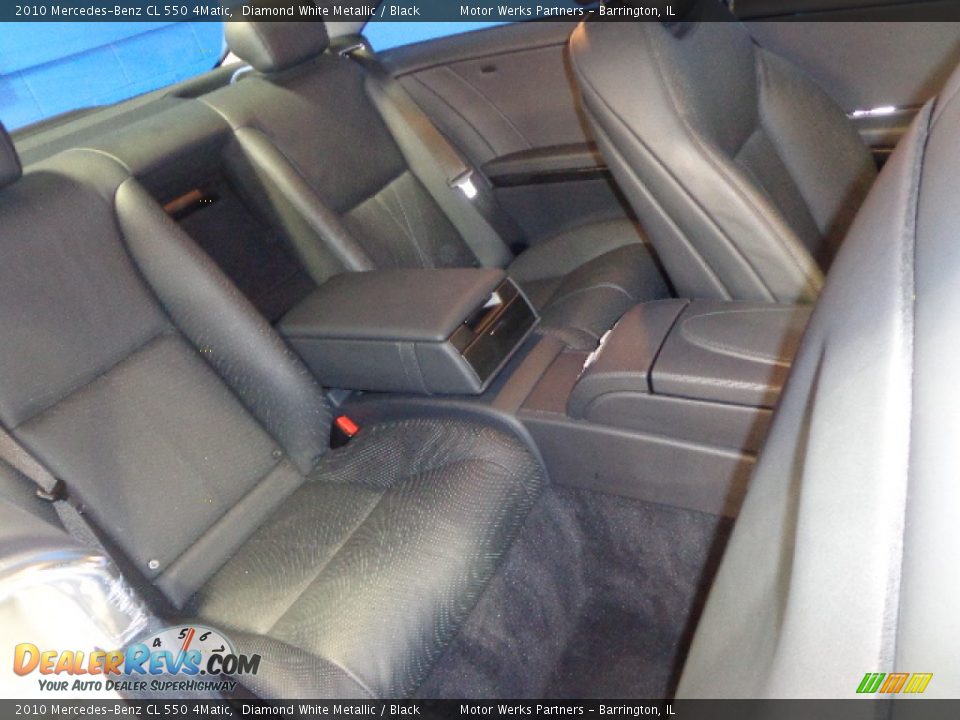 2010 Mercedes-Benz CL 550 4Matic Diamond White Metallic / Black Photo #30