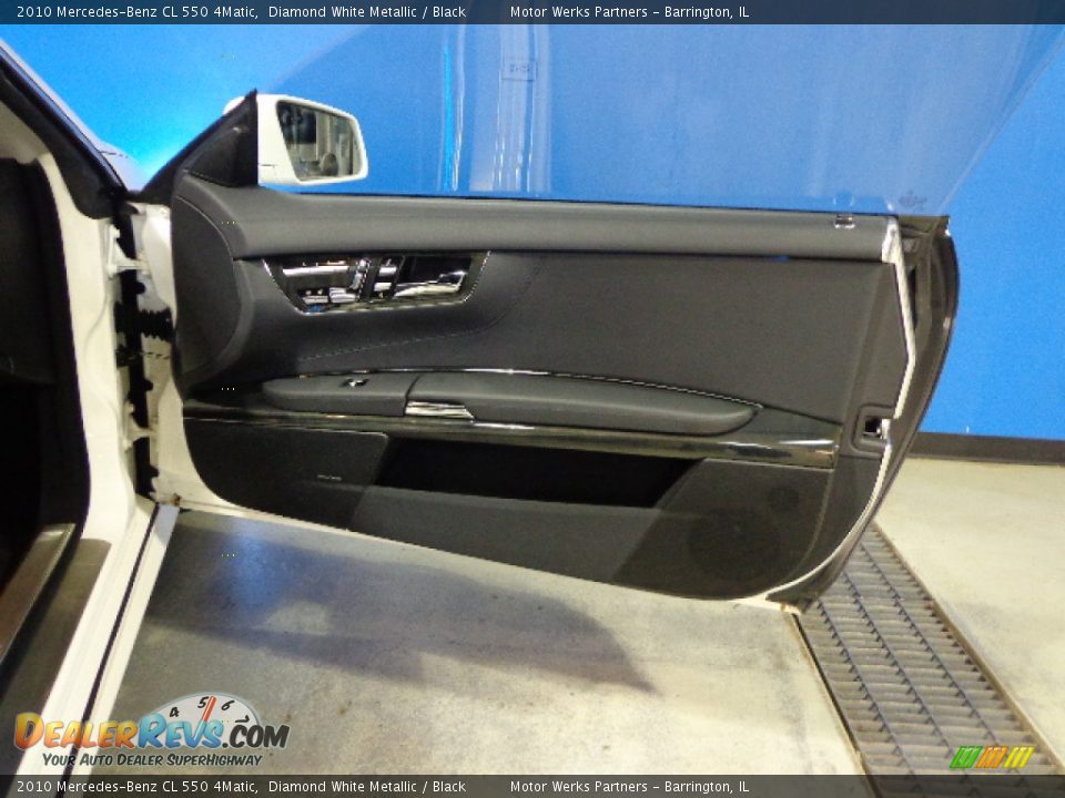 2010 Mercedes-Benz CL 550 4Matic Diamond White Metallic / Black Photo #33