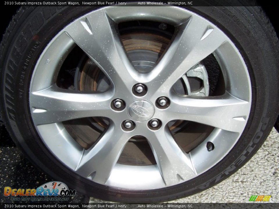 2010 Subaru Impreza Outback Sport Wagon Newport Blue Pearl / Ivory Photo #5