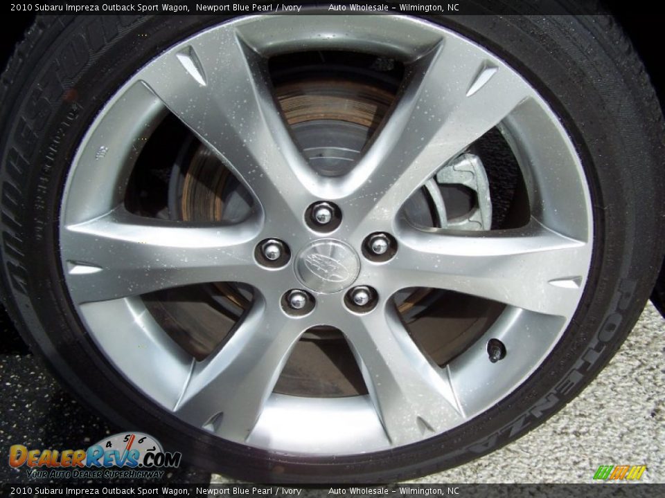 2010 Subaru Impreza Outback Sport Wagon Newport Blue Pearl / Ivory Photo #6
