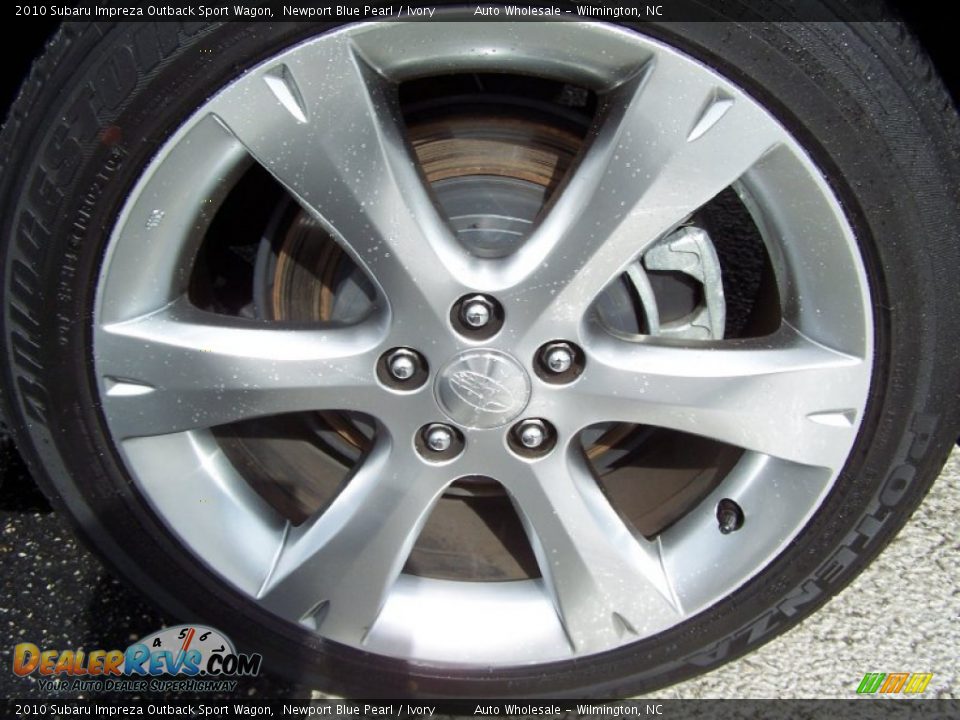 2010 Subaru Impreza Outback Sport Wagon Newport Blue Pearl / Ivory Photo #8