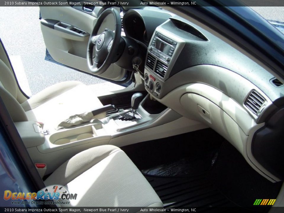 2010 Subaru Impreza Outback Sport Wagon Newport Blue Pearl / Ivory Photo #13