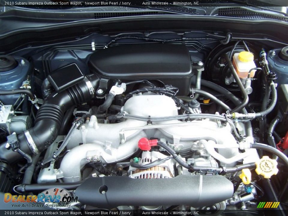 2010 Subaru Impreza Outback Sport Wagon Newport Blue Pearl / Ivory Photo #18