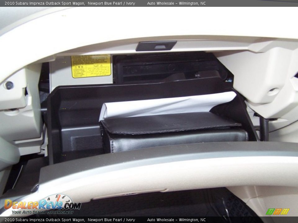 2010 Subaru Impreza Outback Sport Wagon Newport Blue Pearl / Ivory Photo #24
