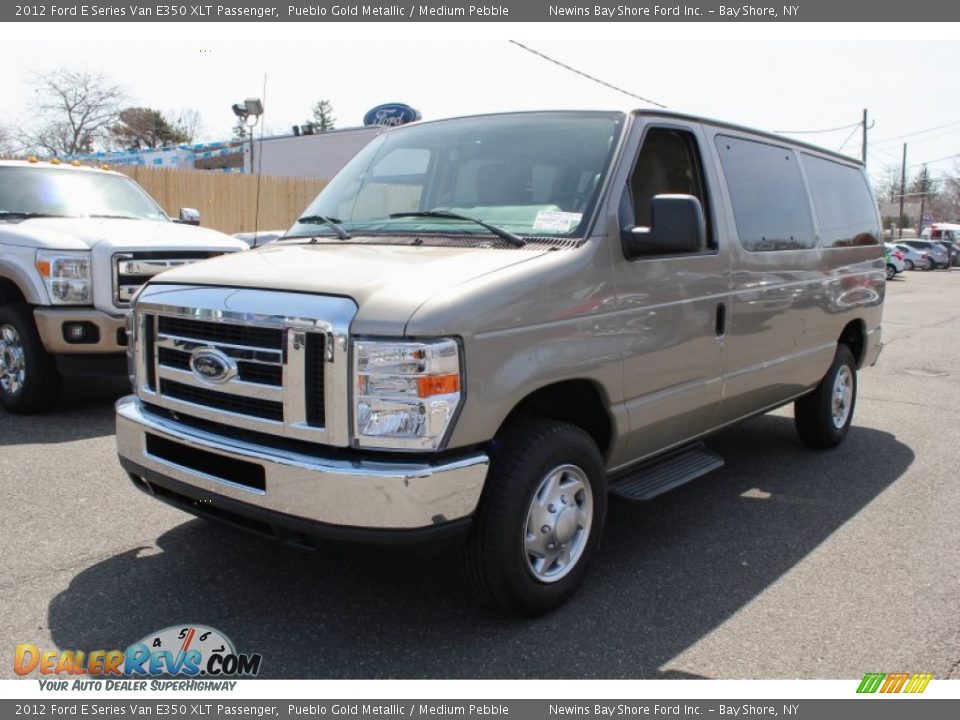 2012 Ford E Series Van E350 XLT Passenger Pueblo Gold Metallic / Medium Pebble Photo #1