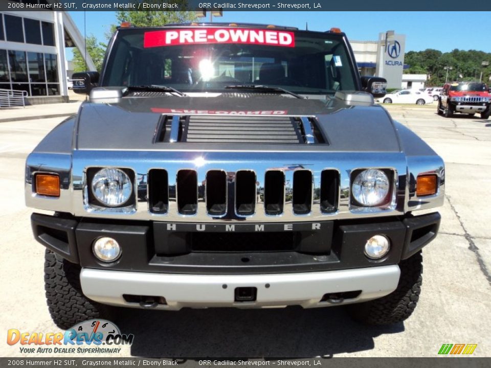 2008 Hummer H2 SUT Graystone Metallic / Ebony Black Photo #5
