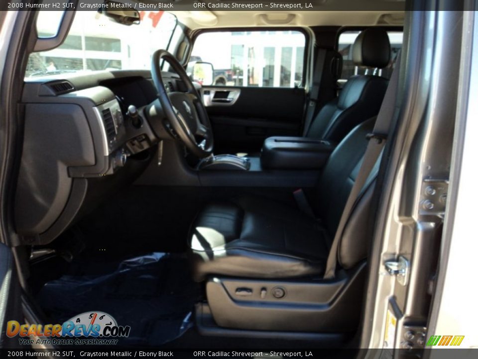 2008 Hummer H2 SUT Graystone Metallic / Ebony Black Photo #8