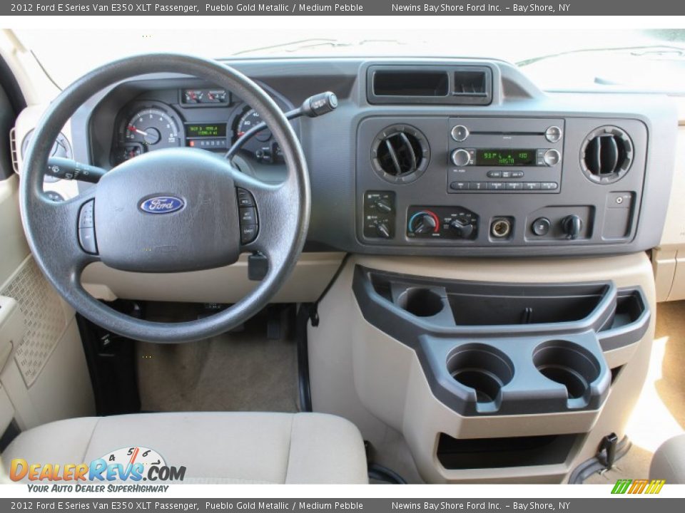 2012 Ford E Series Van E350 XLT Passenger Pueblo Gold Metallic / Medium Pebble Photo #15