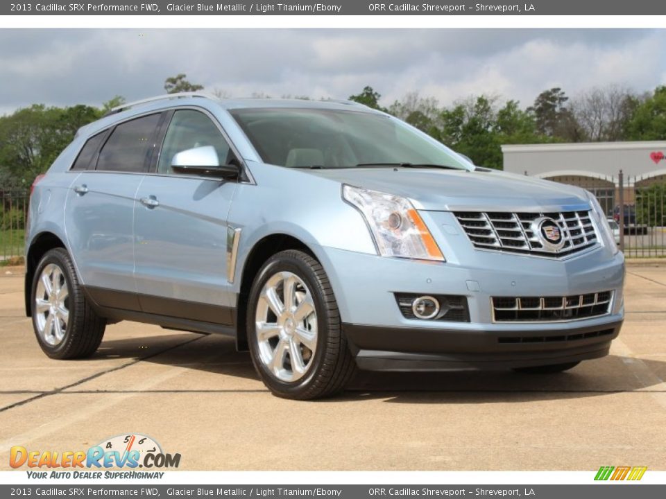 2013 Cadillac SRX Performance FWD Glacier Blue Metallic / Light Titanium/Ebony Photo #1