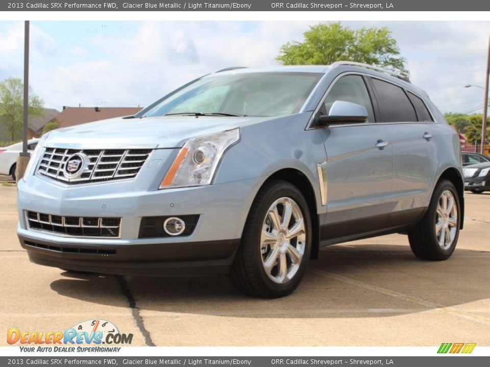 2013 Cadillac SRX Performance FWD Glacier Blue Metallic / Light Titanium/Ebony Photo #2