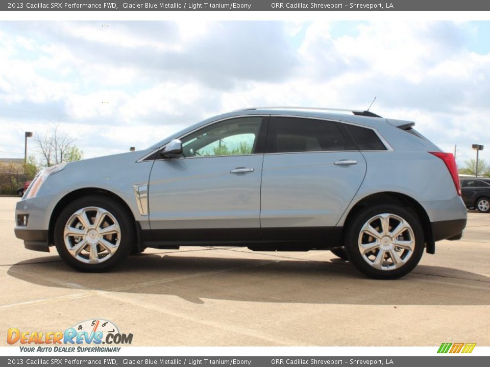 2013 Cadillac SRX Performance FWD Glacier Blue Metallic / Light Titanium/Ebony Photo #5