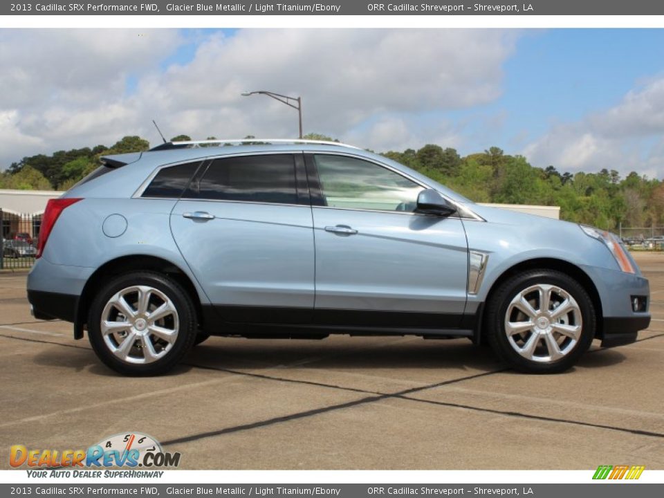 2013 Cadillac SRX Performance FWD Glacier Blue Metallic / Light Titanium/Ebony Photo #6