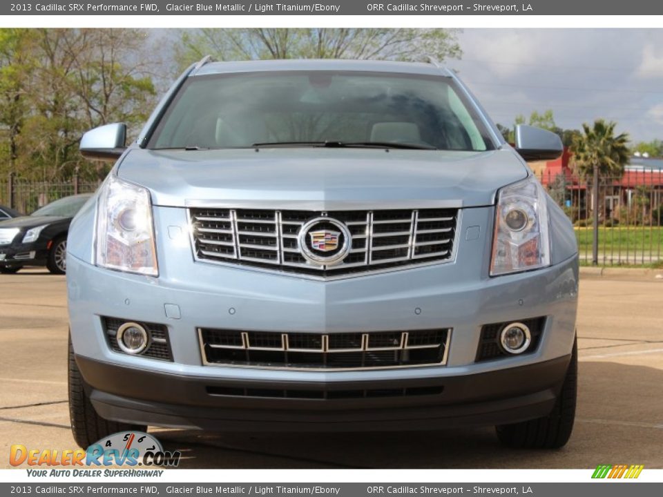 2013 Cadillac SRX Performance FWD Glacier Blue Metallic / Light Titanium/Ebony Photo #7