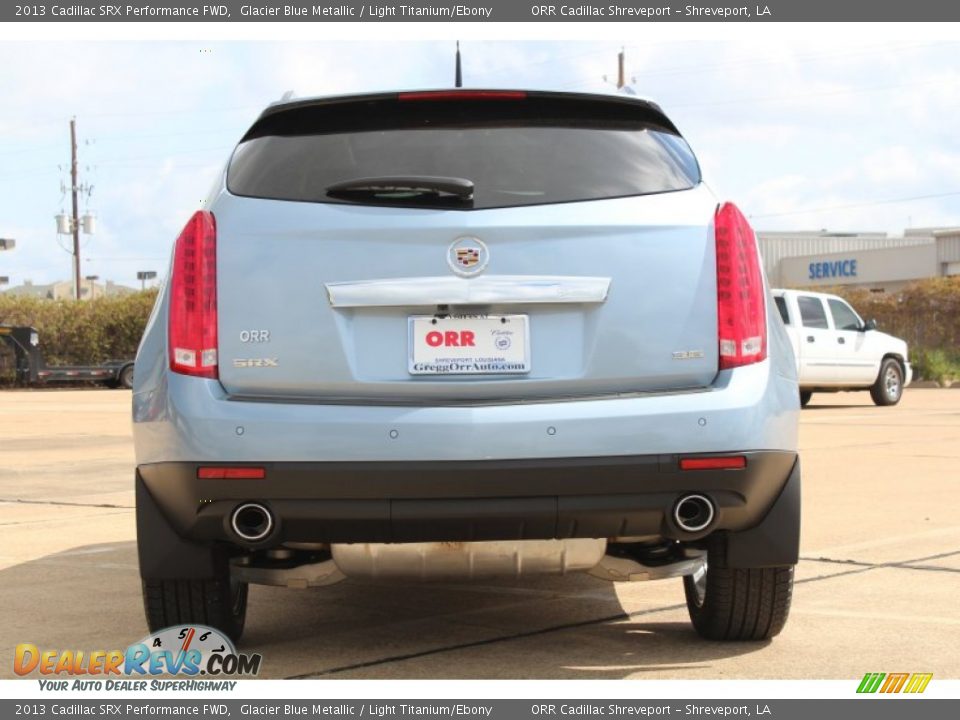 2013 Cadillac SRX Performance FWD Glacier Blue Metallic / Light Titanium/Ebony Photo #8