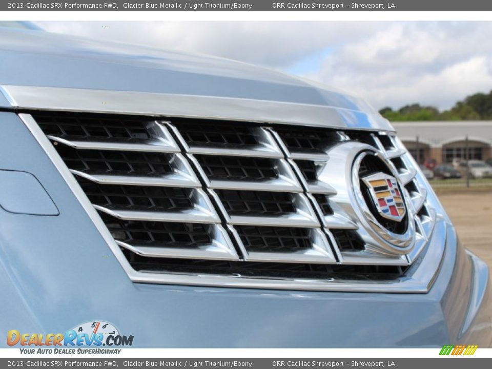 2013 Cadillac SRX Performance FWD Glacier Blue Metallic / Light Titanium/Ebony Photo #9
