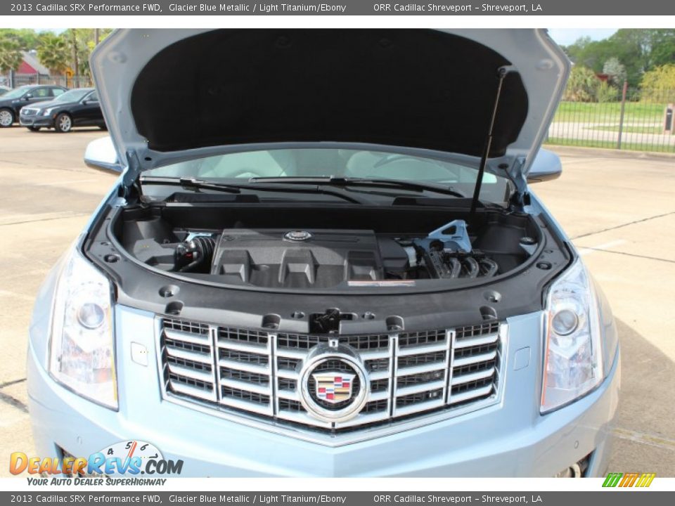 2013 Cadillac SRX Performance FWD Glacier Blue Metallic / Light Titanium/Ebony Photo #10