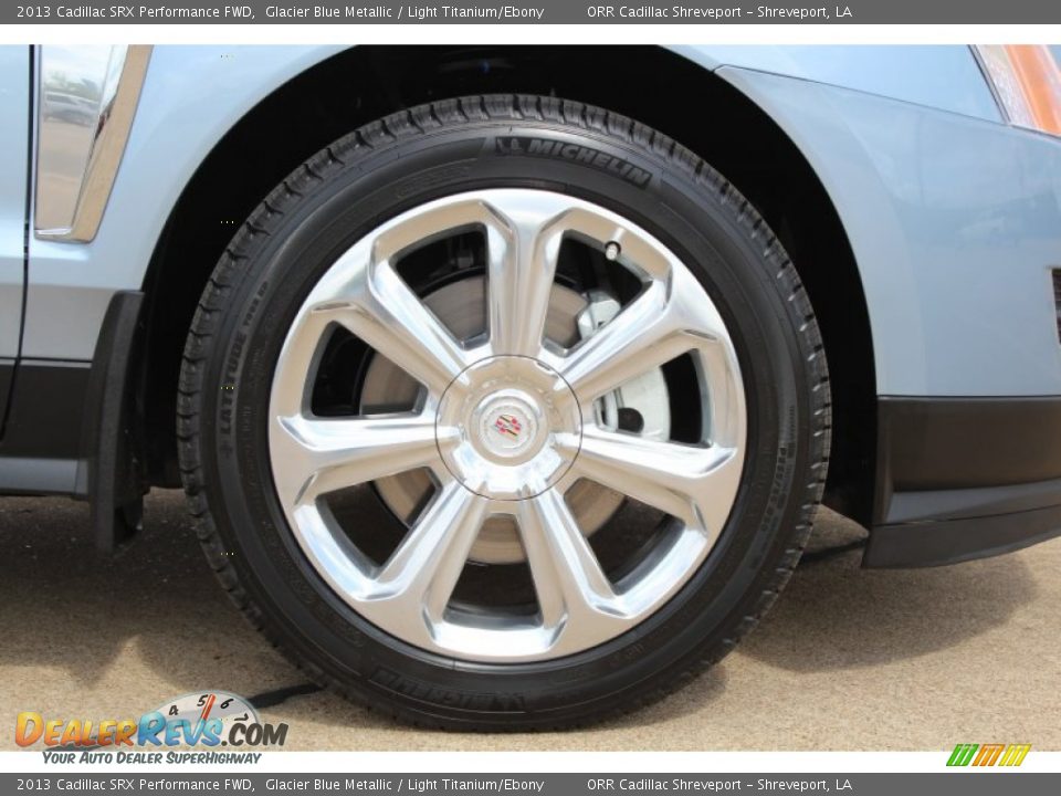 2013 Cadillac SRX Performance FWD Glacier Blue Metallic / Light Titanium/Ebony Photo #12