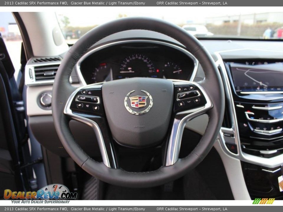 2013 Cadillac SRX Performance FWD Glacier Blue Metallic / Light Titanium/Ebony Photo #14