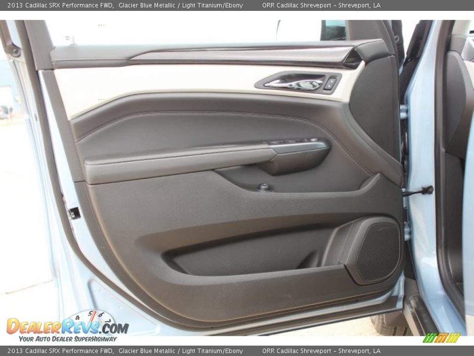 2013 Cadillac SRX Performance FWD Glacier Blue Metallic / Light Titanium/Ebony Photo #15