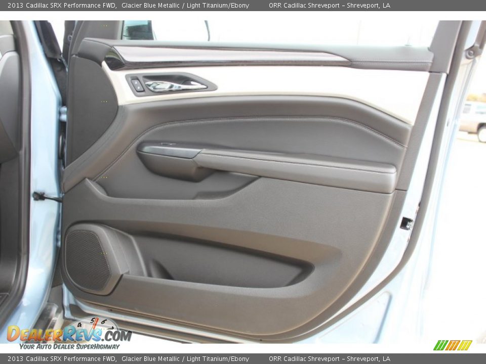 2013 Cadillac SRX Performance FWD Glacier Blue Metallic / Light Titanium/Ebony Photo #17