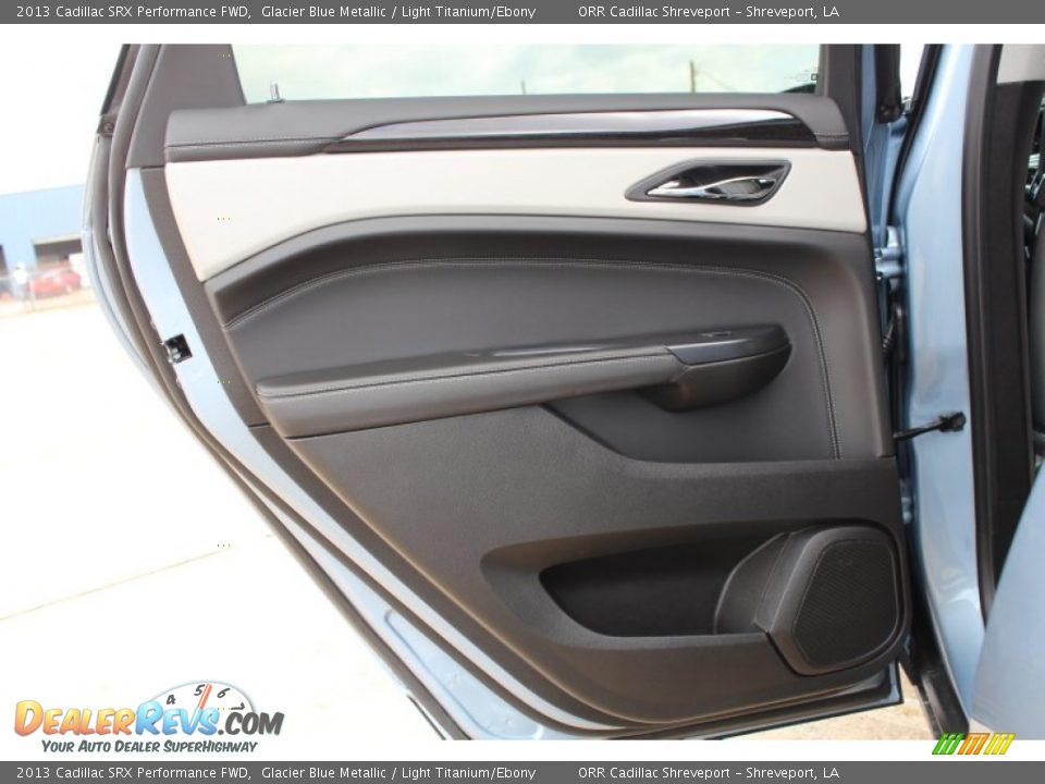 2013 Cadillac SRX Performance FWD Glacier Blue Metallic / Light Titanium/Ebony Photo #19