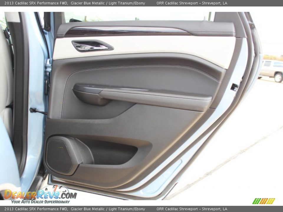 2013 Cadillac SRX Performance FWD Glacier Blue Metallic / Light Titanium/Ebony Photo #21