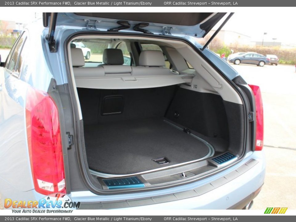 2013 Cadillac SRX Performance FWD Glacier Blue Metallic / Light Titanium/Ebony Photo #24