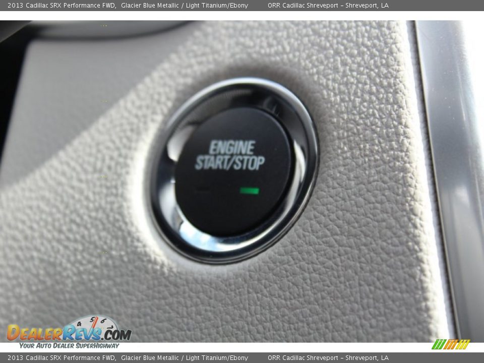 2013 Cadillac SRX Performance FWD Glacier Blue Metallic / Light Titanium/Ebony Photo #28