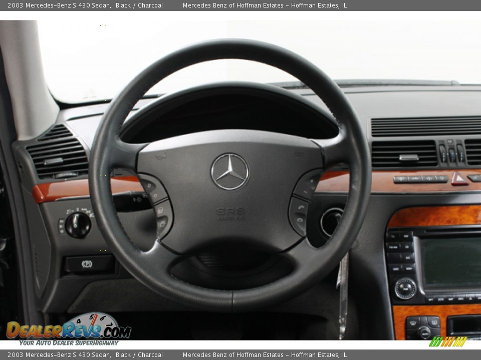 2003 Mercedes-Benz S 430 Sedan Steering Wheel Photo #7