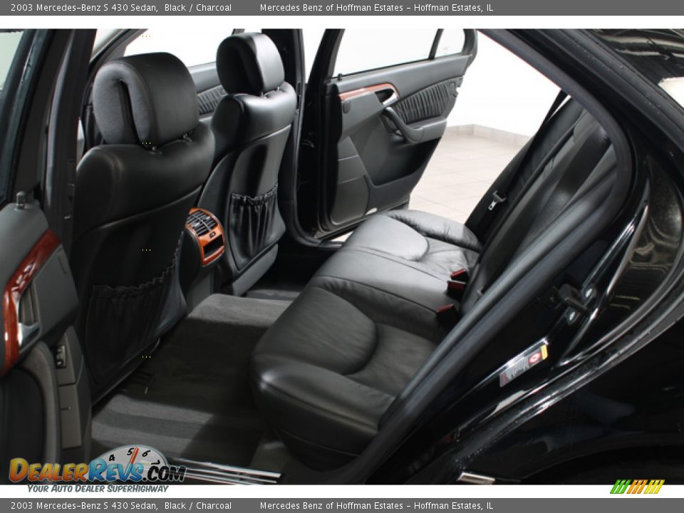 Rear Seat of 2003 Mercedes-Benz S 430 Sedan Photo #19