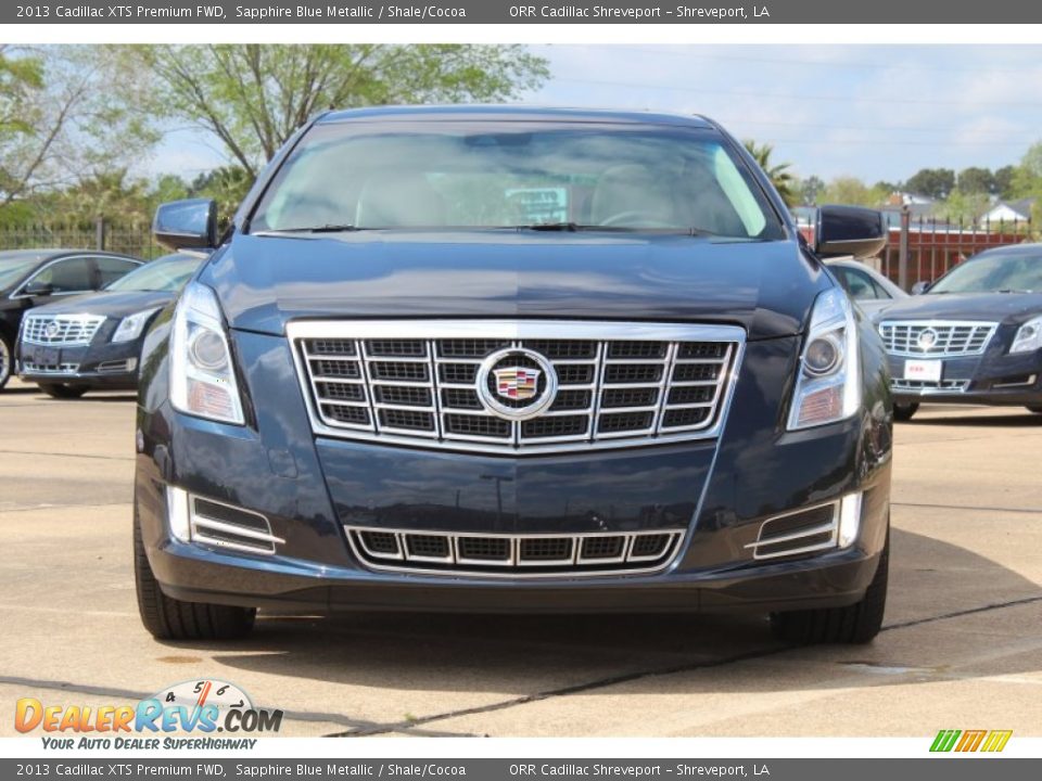 2013 Cadillac XTS Premium FWD Sapphire Blue Metallic / Shale/Cocoa Photo #7
