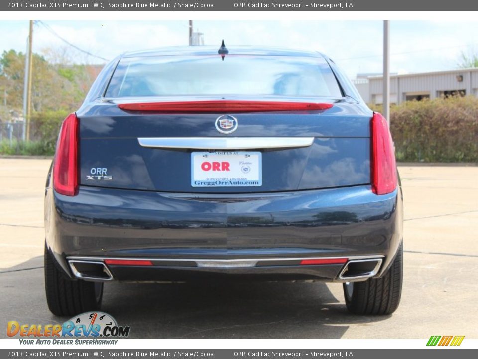 2013 Cadillac XTS Premium FWD Sapphire Blue Metallic / Shale/Cocoa Photo #8