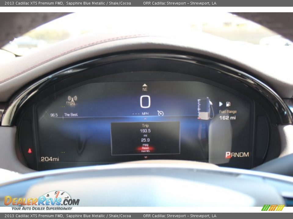 2013 Cadillac XTS Premium FWD Sapphire Blue Metallic / Shale/Cocoa Photo #13