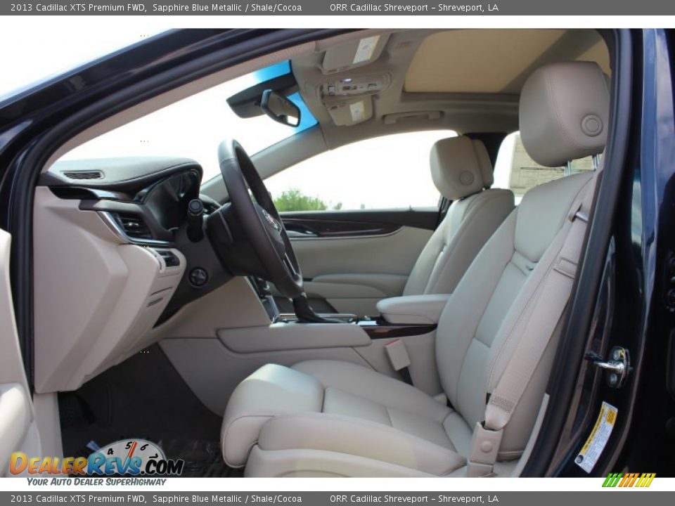 2013 Cadillac XTS Premium FWD Sapphire Blue Metallic / Shale/Cocoa Photo #16