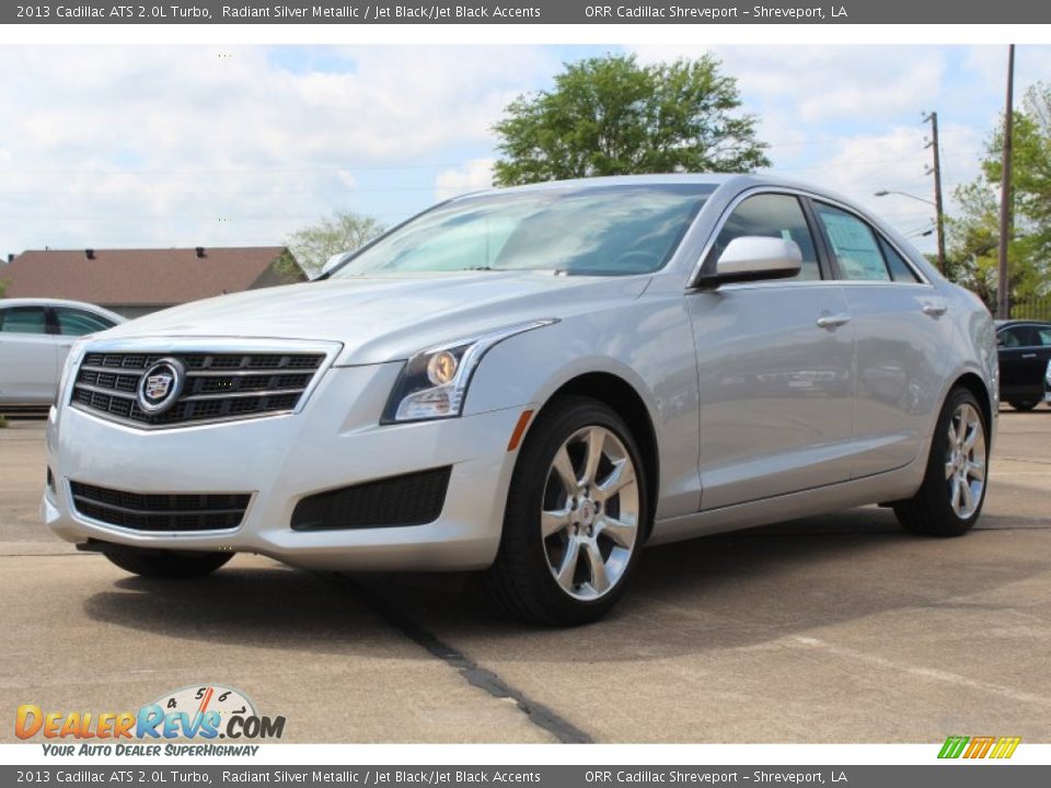 2013 Cadillac ATS 2.0L Turbo Radiant Silver Metallic / Jet Black/Jet Black Accents Photo #2