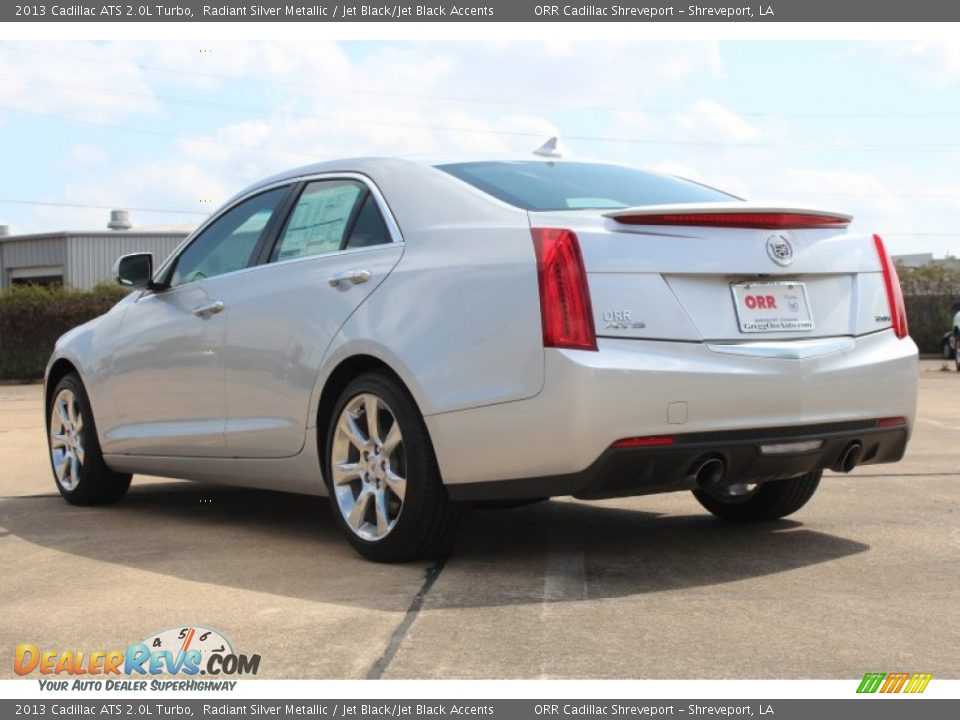 2013 Cadillac ATS 2.0L Turbo Radiant Silver Metallic / Jet Black/Jet Black Accents Photo #3