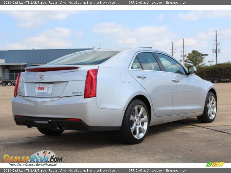 2013 Cadillac ATS 2.0L Turbo Radiant Silver Metallic / Jet Black/Jet Black Accents Photo #4