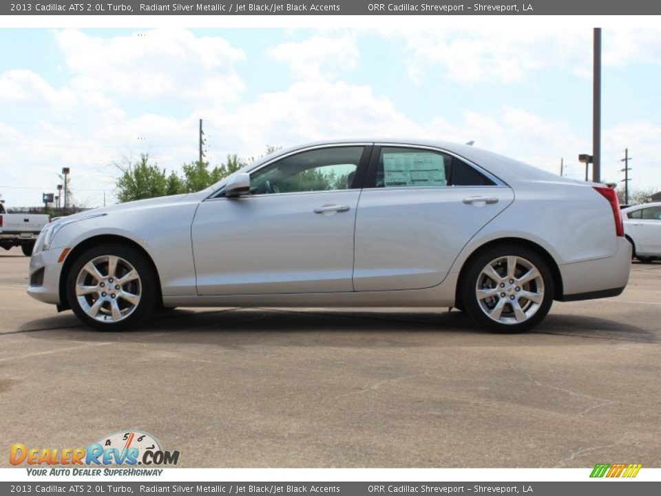 2013 Cadillac ATS 2.0L Turbo Radiant Silver Metallic / Jet Black/Jet Black Accents Photo #5