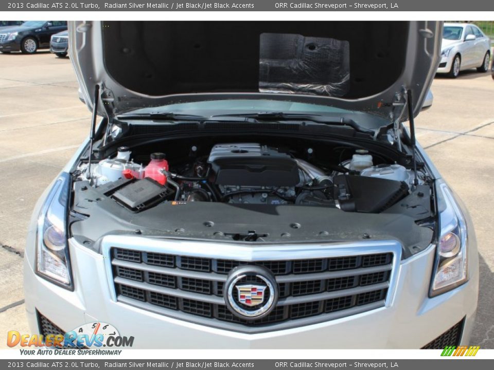 2013 Cadillac ATS 2.0L Turbo Radiant Silver Metallic / Jet Black/Jet Black Accents Photo #9
