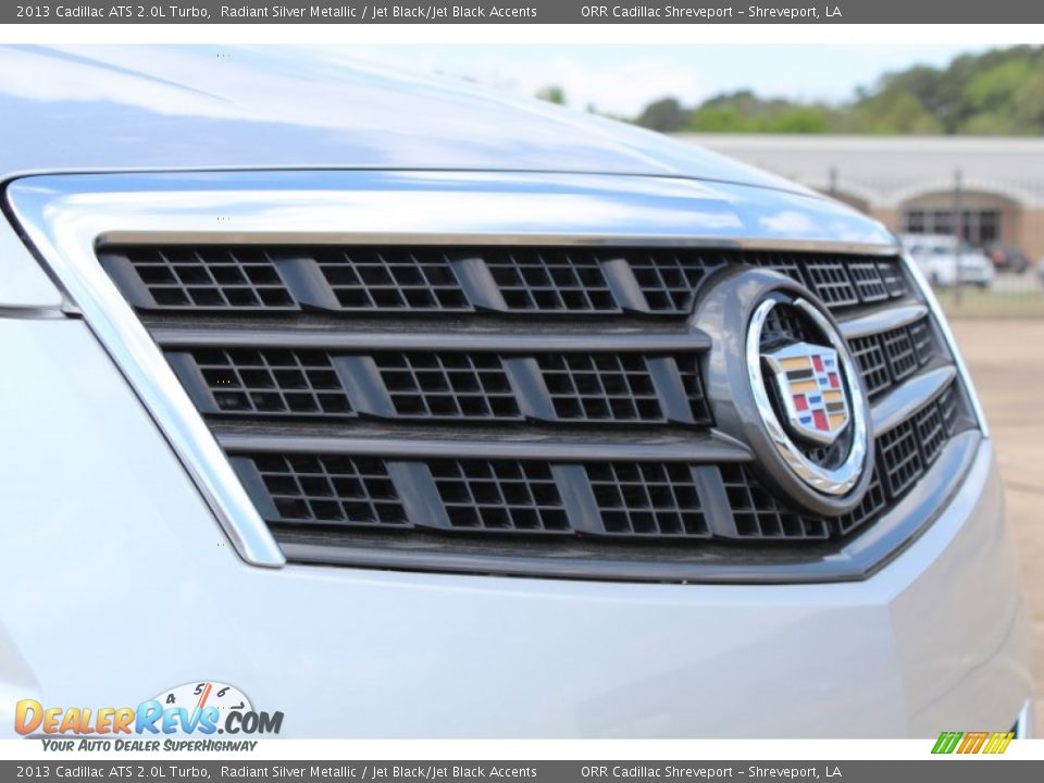 2013 Cadillac ATS 2.0L Turbo Radiant Silver Metallic / Jet Black/Jet Black Accents Photo #10
