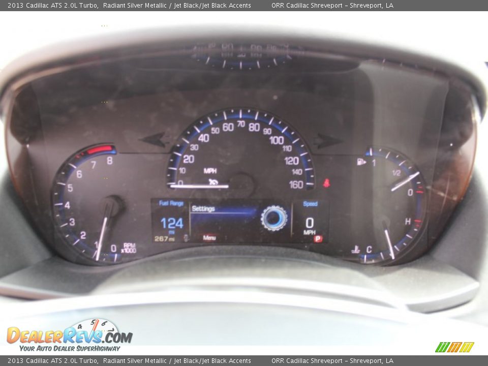 2013 Cadillac ATS 2.0L Turbo Radiant Silver Metallic / Jet Black/Jet Black Accents Photo #13