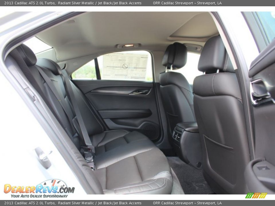 2013 Cadillac ATS 2.0L Turbo Radiant Silver Metallic / Jet Black/Jet Black Accents Photo #22