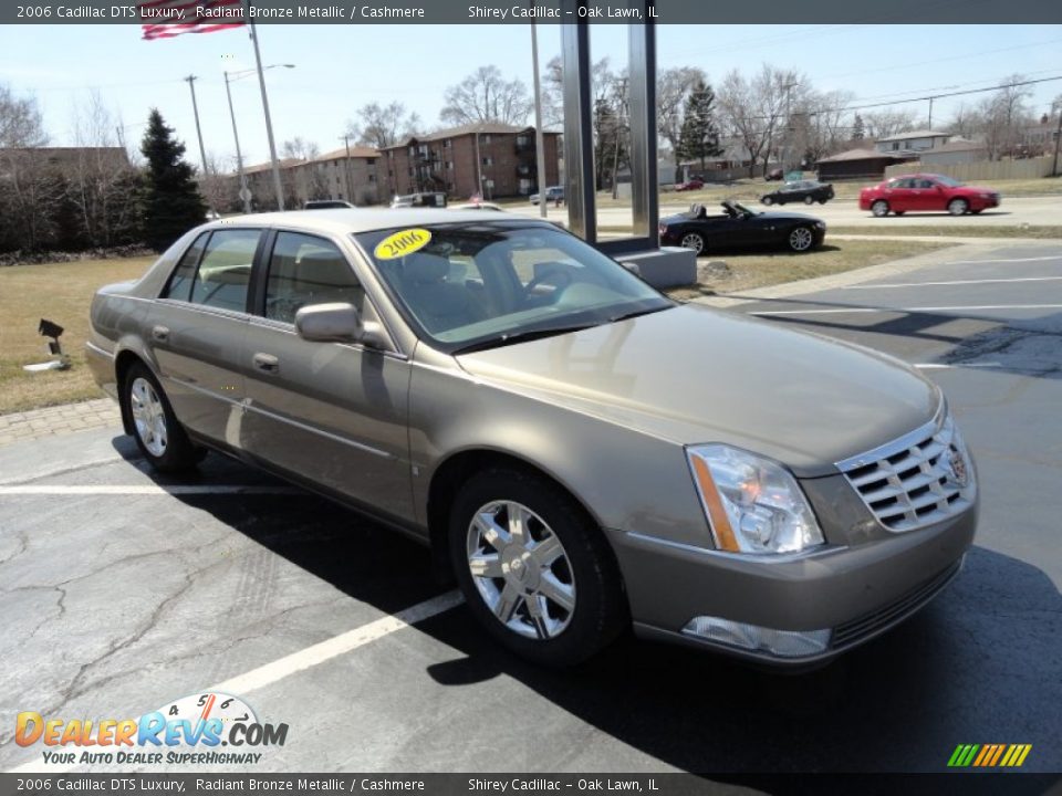 2006 Cadillac DTS Luxury Radiant Bronze Metallic / Cashmere Photo #3