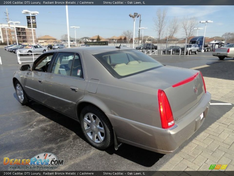 2006 Cadillac DTS Luxury Radiant Bronze Metallic / Cashmere Photo #6